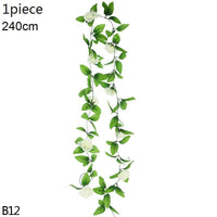 Artificial Flowers Vine Garland Wisteria Silk Hanging Flowers Artificial Flowers Luxurious Weddings
