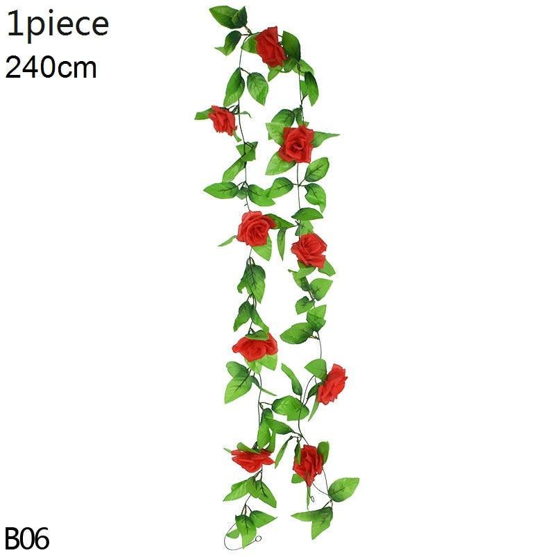 Artificial Flowers Vine Garland Wisteria Silk Hanging Flowers Artificial Flowers Luxurious Weddings