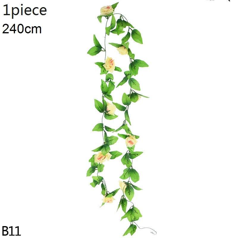 Artificial Flowers Vine Garland Wisteria Silk Hanging Flowers Artificial Flowers Luxurious Weddings