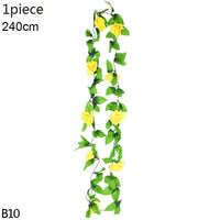 Artificial Flowers Vine Garland Wisteria Silk Hanging Flowers Artificial Flowers Luxurious Weddings