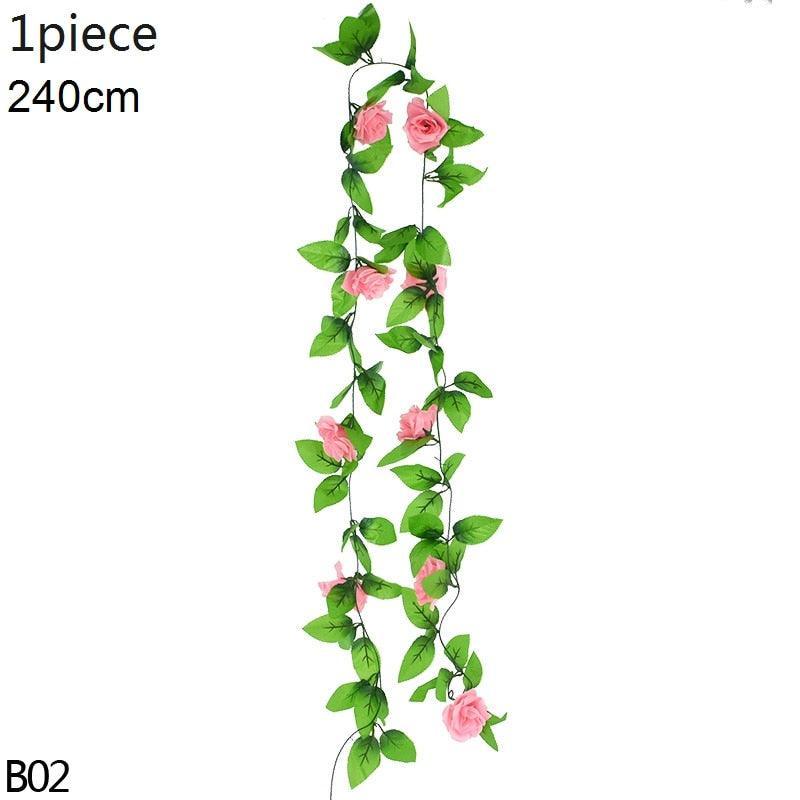 Artificial Flowers Vine Garland Wisteria Silk Hanging Flowers Artificial Flowers Luxurious Weddings