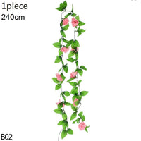 Artificial Flowers Vine Garland Wisteria Silk Hanging Flowers Artificial Flowers Luxurious Weddings
