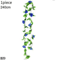 Artificial Flowers Vine Garland Wisteria Silk Hanging Flowers Artificial Flowers Luxurious Weddings