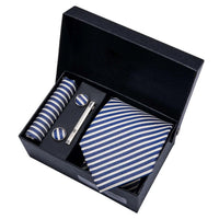 Barry.Wang Luxury Designer Gold Neck Tie Set - Luxurious Weddings