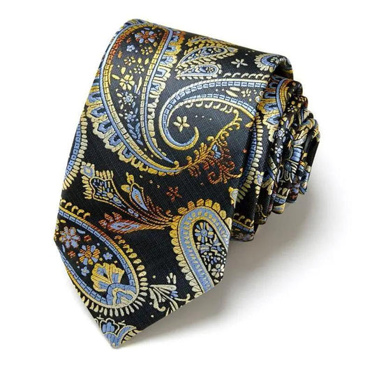 Blue Necktie Green & Orange Silk Neckties Luxurious Weddings