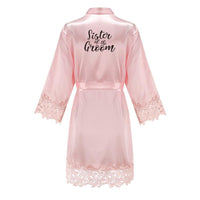 Bridesmaid/Bride Robes Rose Gold Robe Set Luxurious Weddings
