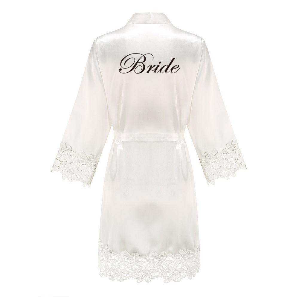 Bridesmaid/Bride Robes Rose Gold Robe Set Luxurious Weddings