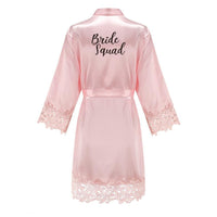 Bridesmaid/Bride Robes Rose Gold Robe Set Luxurious Weddings