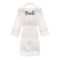 Bridesmaid/Bride Robes Rose Gold Robe Set Luxurious Weddings