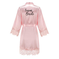 Bridesmaid/Bride Robes Rose Gold Robe Set Luxurious Weddings