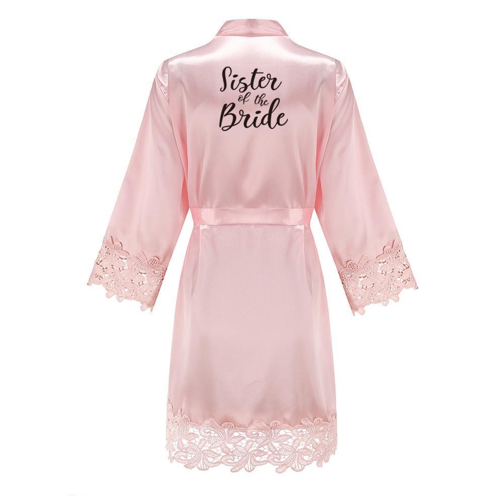 Bridesmaid/Bride Robes Rose Gold Robe Set Luxurious Weddings
