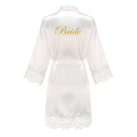Bridesmaid/Bride Robes Rose Gold Robe Set Luxurious Weddings