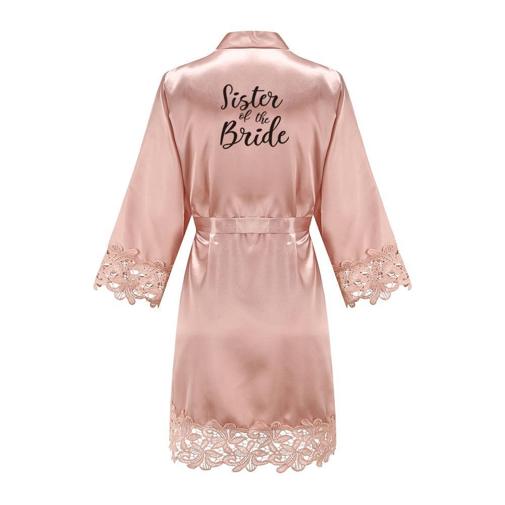 Bridesmaid/Bride Robes Rose Gold Robe Set Luxurious Weddings