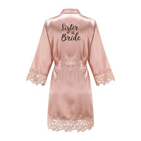 Bridesmaid/Bride Robes Rose Gold Robe Set Luxurious Weddings