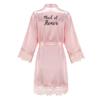 Bridesmaid/Bride Robes Rose Gold Robe Set Luxurious Weddings