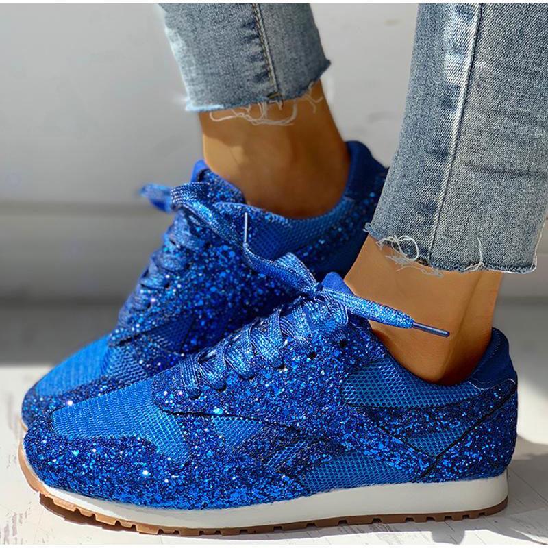 Casual Bride Glitter Bling Bridal Sneakers Bling-Shoes Luxurious Weddings