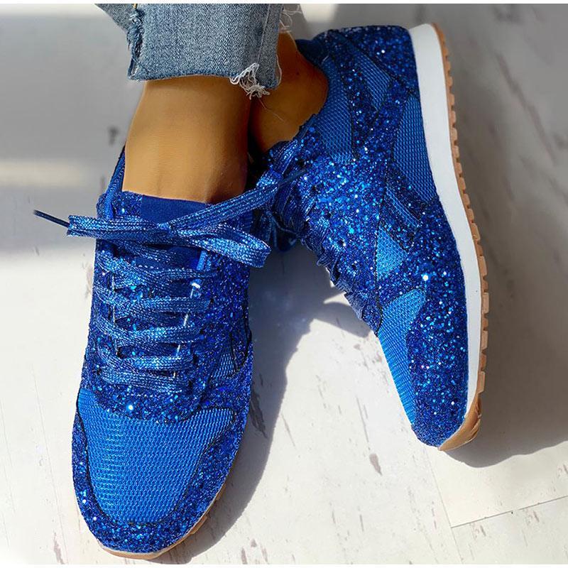 Casual Bride Glitter Bling Bridal Sneakers Bling-Shoes Luxurious Weddings