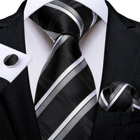 Designer Silk Necktie Hanky & Cufflink Set - Luxurious Weddings