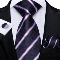 Designer Silk Necktie Hanky & Cufflink Set - Luxurious Weddings