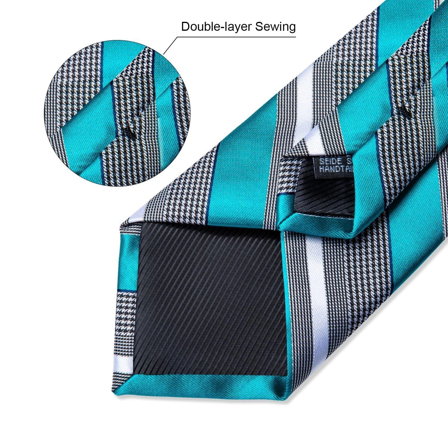 Designer Silk Necktie Hanky & Cufflink Set Groomsmen Accessories Luxurious Weddings