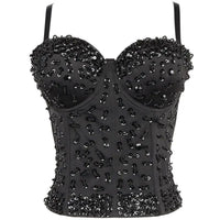 Diamante Sequined Bustier Bustier Luxurious Weddings