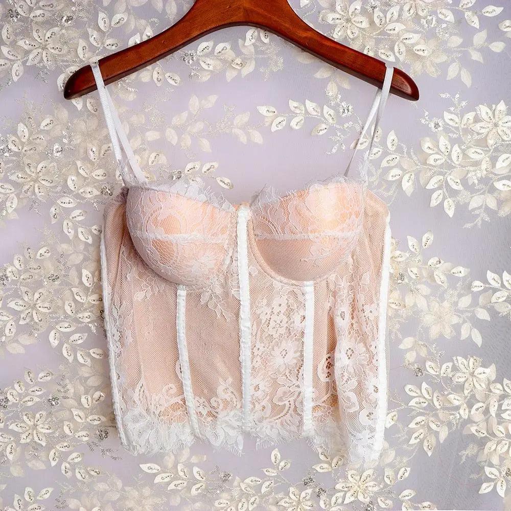 Diamante Sequined Bustier Bustier Luxurious Weddings