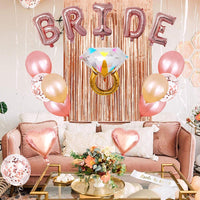 Diamond Ring Bachelor Party Balloon Set for Decoration Bachelorette Party Luxurious Weddings