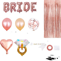 Diamond Ring Bachelor Party Balloon Set for Decoration Bachelorette Party Luxurious Weddings