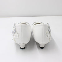 Hansmade Lace large size bridal shoes - Luxurious Weddings