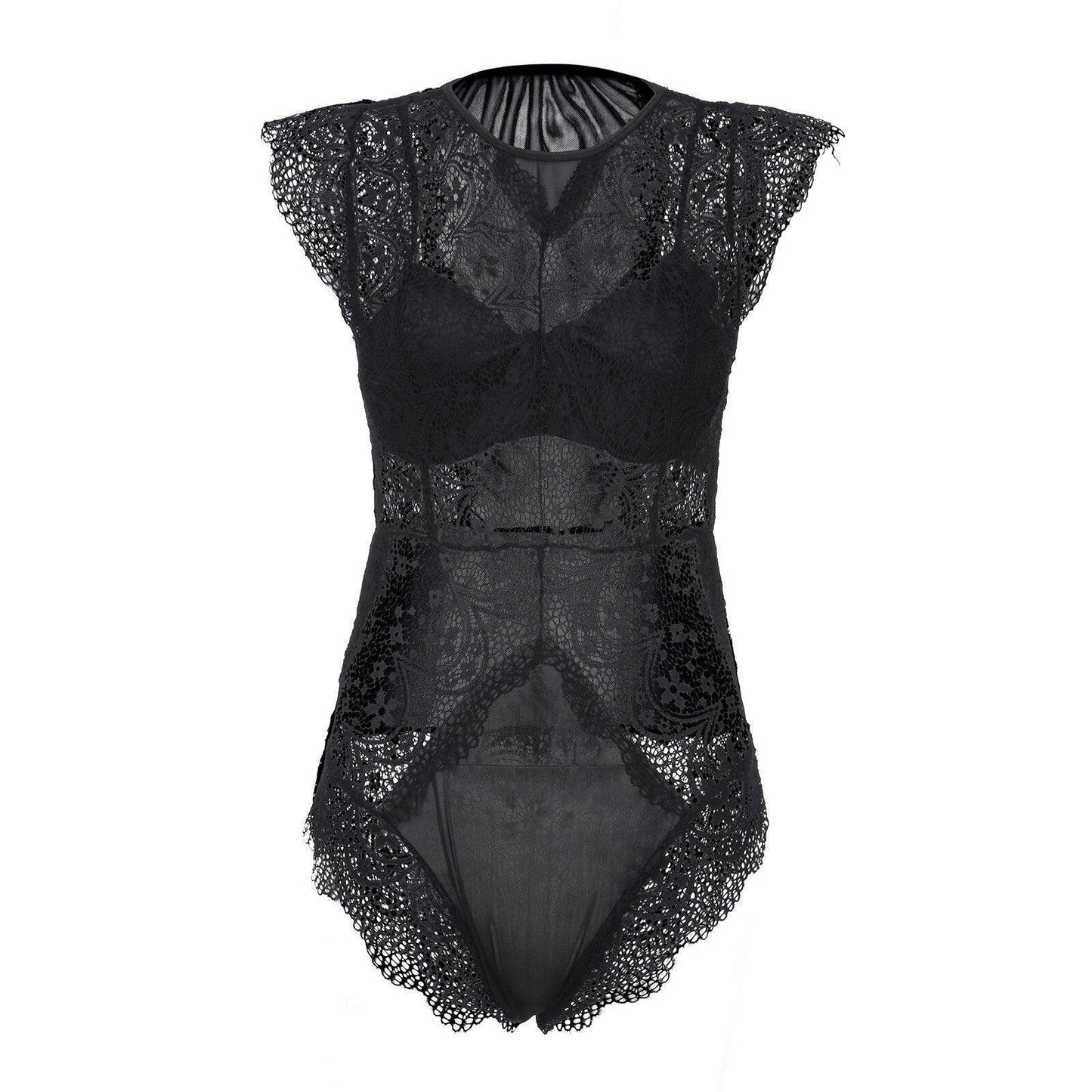 Lace Bodysuit Sexy Lingerie Sleepwear Mesh Lingerie Luxurious Weddings