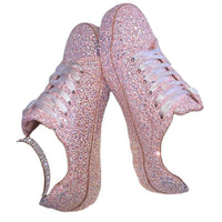Lace Up Sneakers Glitter Bling Shoes bling shoes Luxurious Weddings