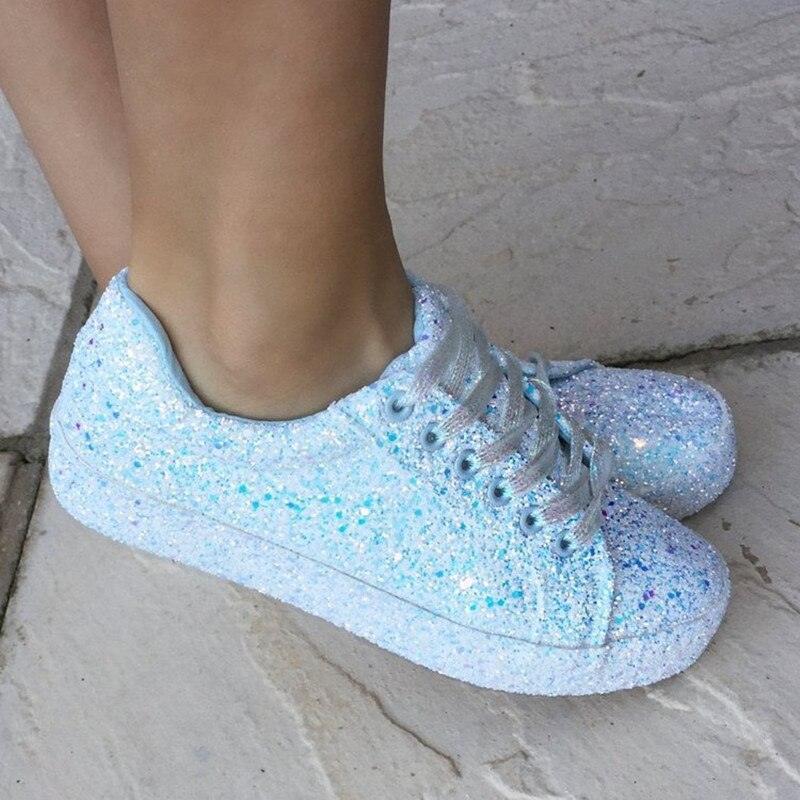 Lace Up Sneakers Glitter Bling Shoes bling shoes Luxurious Weddings