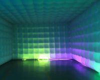 Large white Inflatable Square Tent/Marquee With Lights Marquees Luxurious Weddings