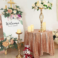 Metal Candle Holders Wedding Centerpiece centerpieces Luxurious Weddings