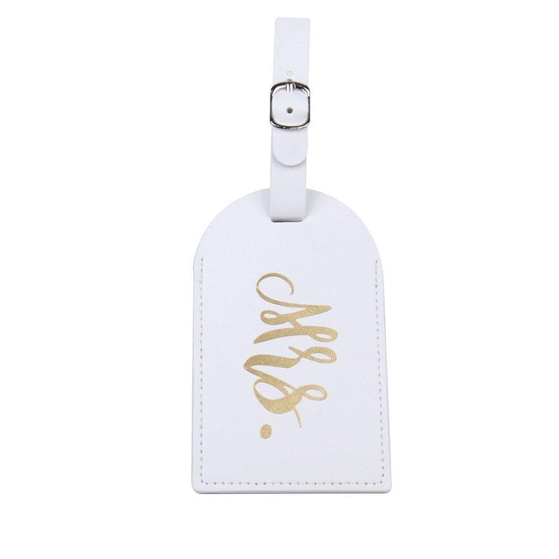 Mr Mrs Luggage Tag Honeymoon travel Wedding Gift NewlyWed Gifts Luxurious Weddings