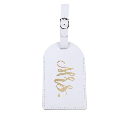 Mr Mrs Luggage Tag Honeymoon travel Wedding Gift NewlyWed Gifts Luxurious Weddings