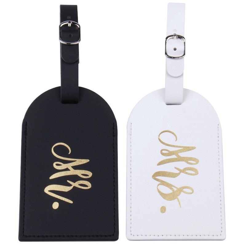 Mr Mrs Luggage Tag Honeymoon travel Wedding Gift NewlyWed Gifts Luxurious Weddings