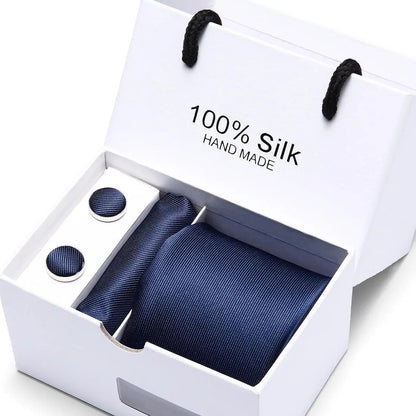 Plaid men Extra Long Size 145cm*7.5cm Necktie Set Neckties Luxurious Weddings