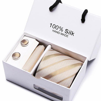 Plaid men Extra Long Size 145cm*7.5cm Necktie Set Neckties Luxurious Weddings