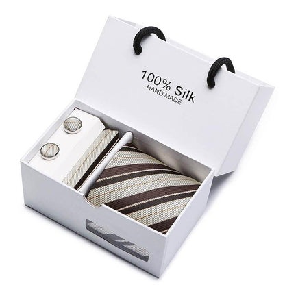 Plaid men Extra Long Size 145cm*7.5cm Necktie Set Neckties Luxurious Weddings