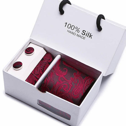 Plaid men Extra Long Size 145cm*7.5cm Necktie Set Neckties Luxurious Weddings