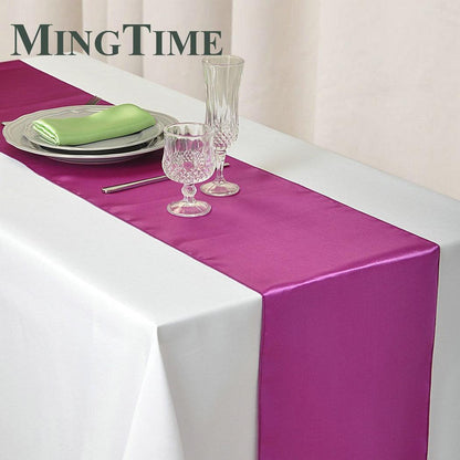 Satin Table Runner 30cm X 275cm Tablerunner Luxurious Weddings