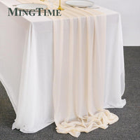 Sheer Chiffon Luxury Solid Colorful Table Runner Table Runner Luxurious Weddings