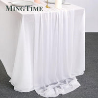 Sheer Chiffon Luxury Solid Colorful Table Runner Table Runner Luxurious Weddings