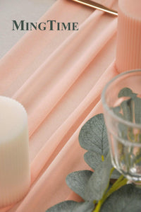 Sheer Chiffon Luxury Solid Colorful Table Runner Table Runner Luxurious Weddings