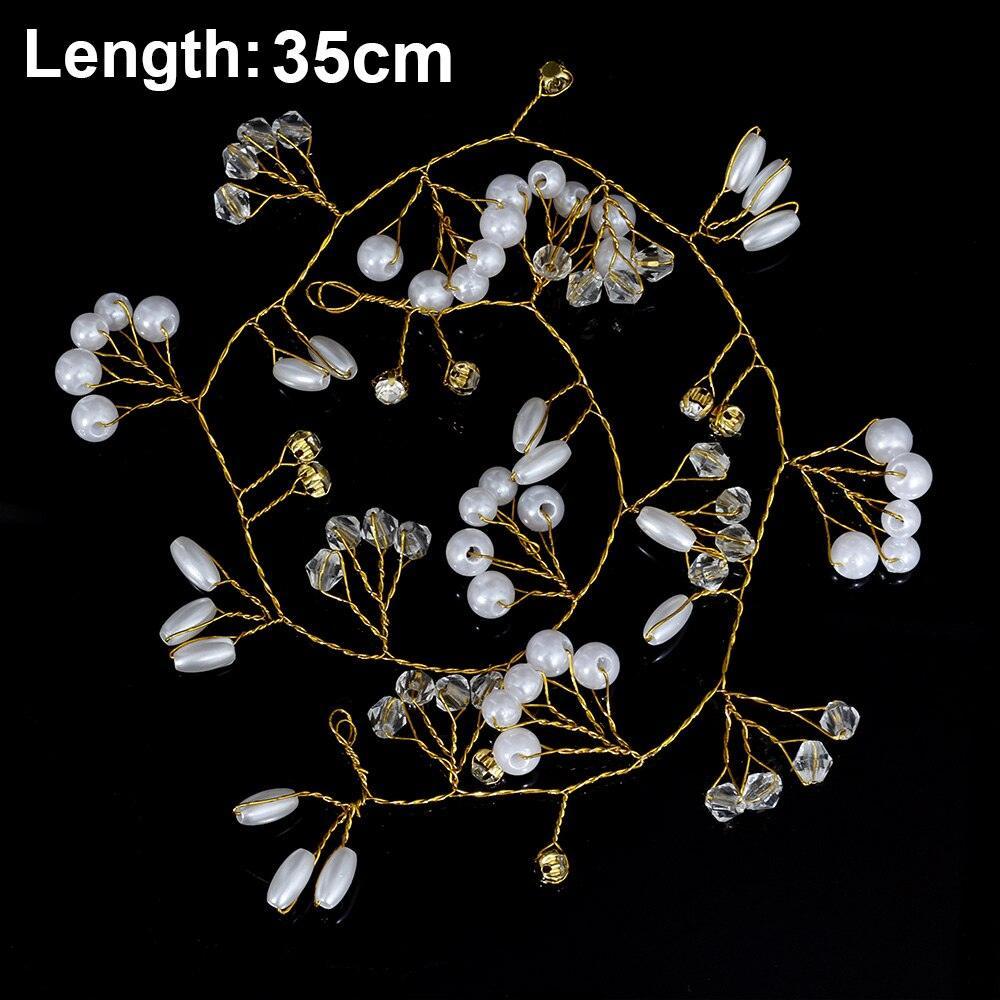 Silver Color Pearl Rhinestone Wedding Hair Combs Hair Accessories Bridal Accessories Luxurious Weddings