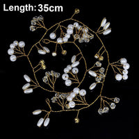 Silver Color Pearl Rhinestone Wedding Hair Combs Hair Accessories Bridal Accessories Luxurious Weddings
