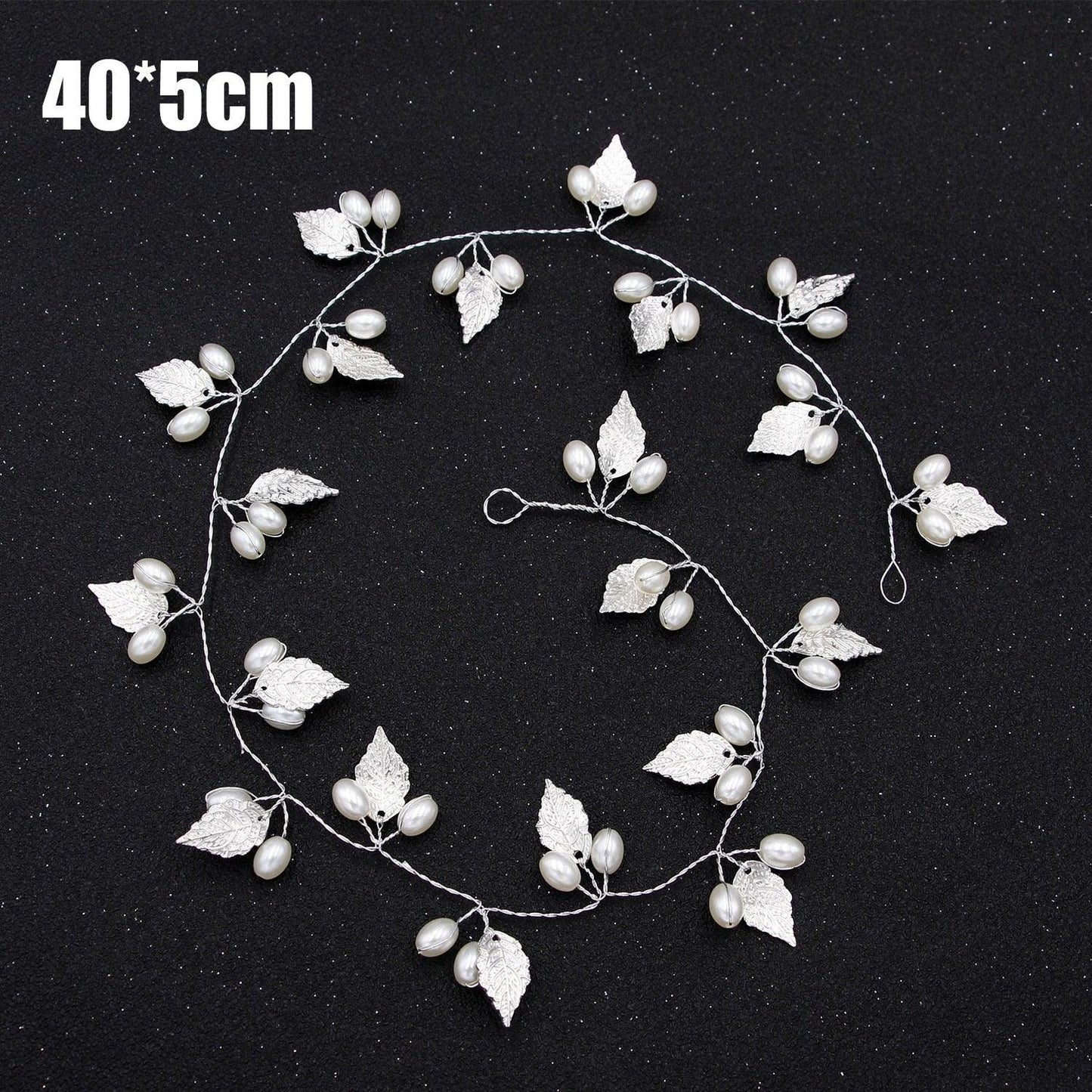 Silver Color Pearl Rhinestone Wedding Hair Combs Hair Accessories Bridal Accessories Luxurious Weddings