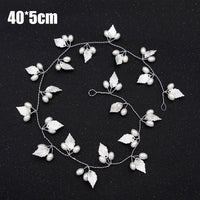 Silver Color Pearl Rhinestone Wedding Hair Combs Hair Accessories Bridal Accessories Luxurious Weddings