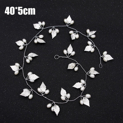 Silver Color Pearl Rhinestone Wedding Hair Combs Hair Accessories Bridal Accessories Luxurious Weddings